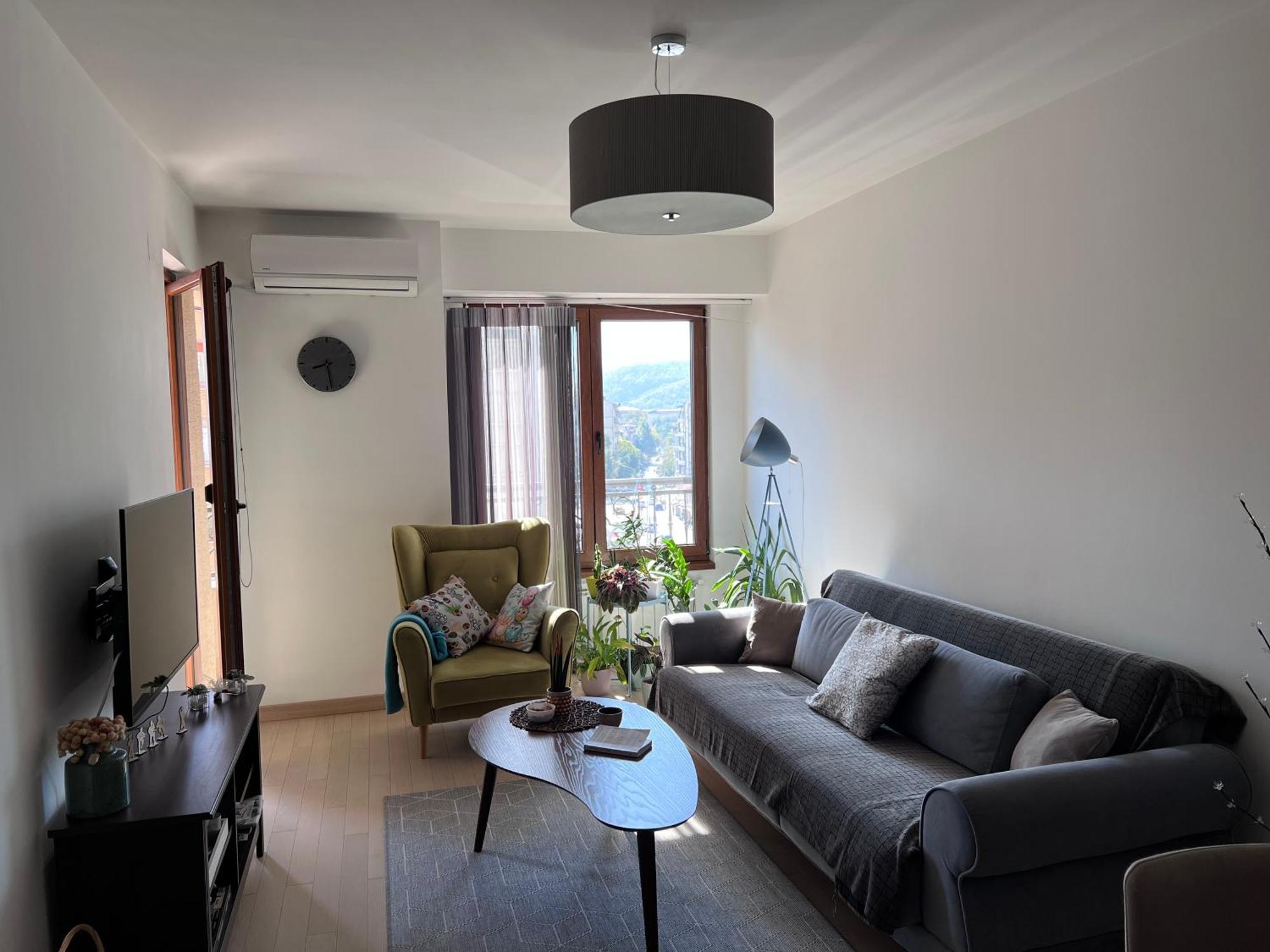 Modern Flatiron Apartment, Skopje Center Bagian luar foto